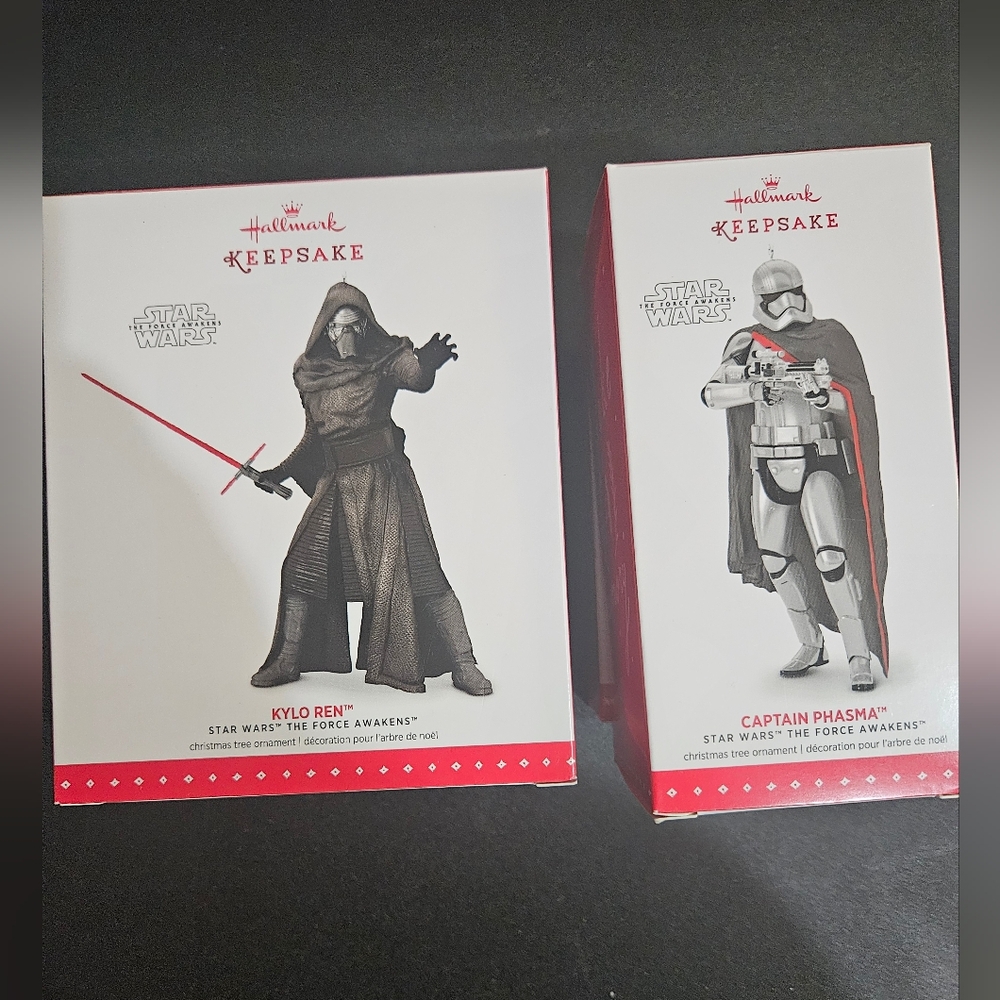 Hallmark Ornaments - Star Wars The Force Awakens duo - 2015